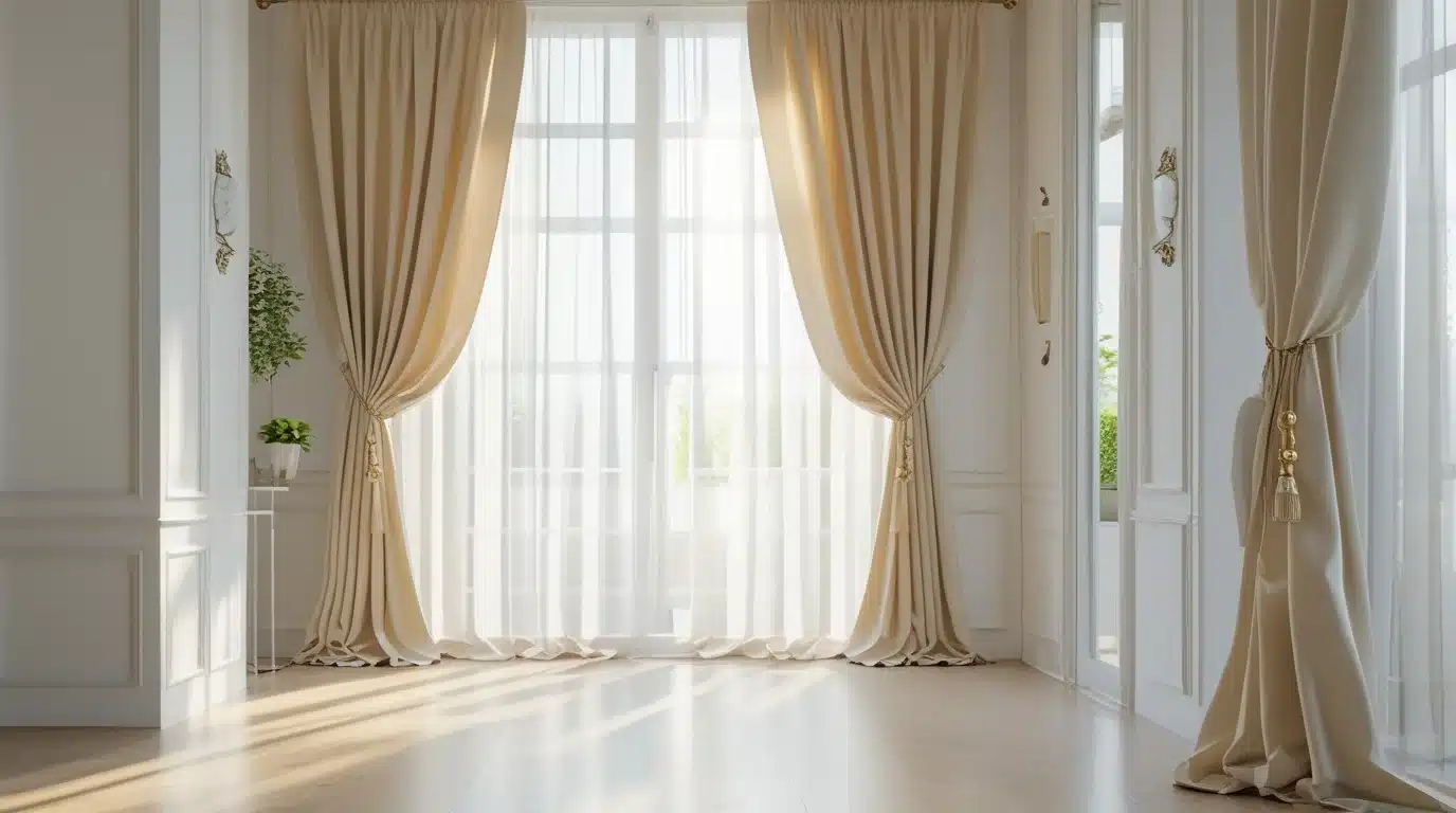 how to hang curtains like a designer